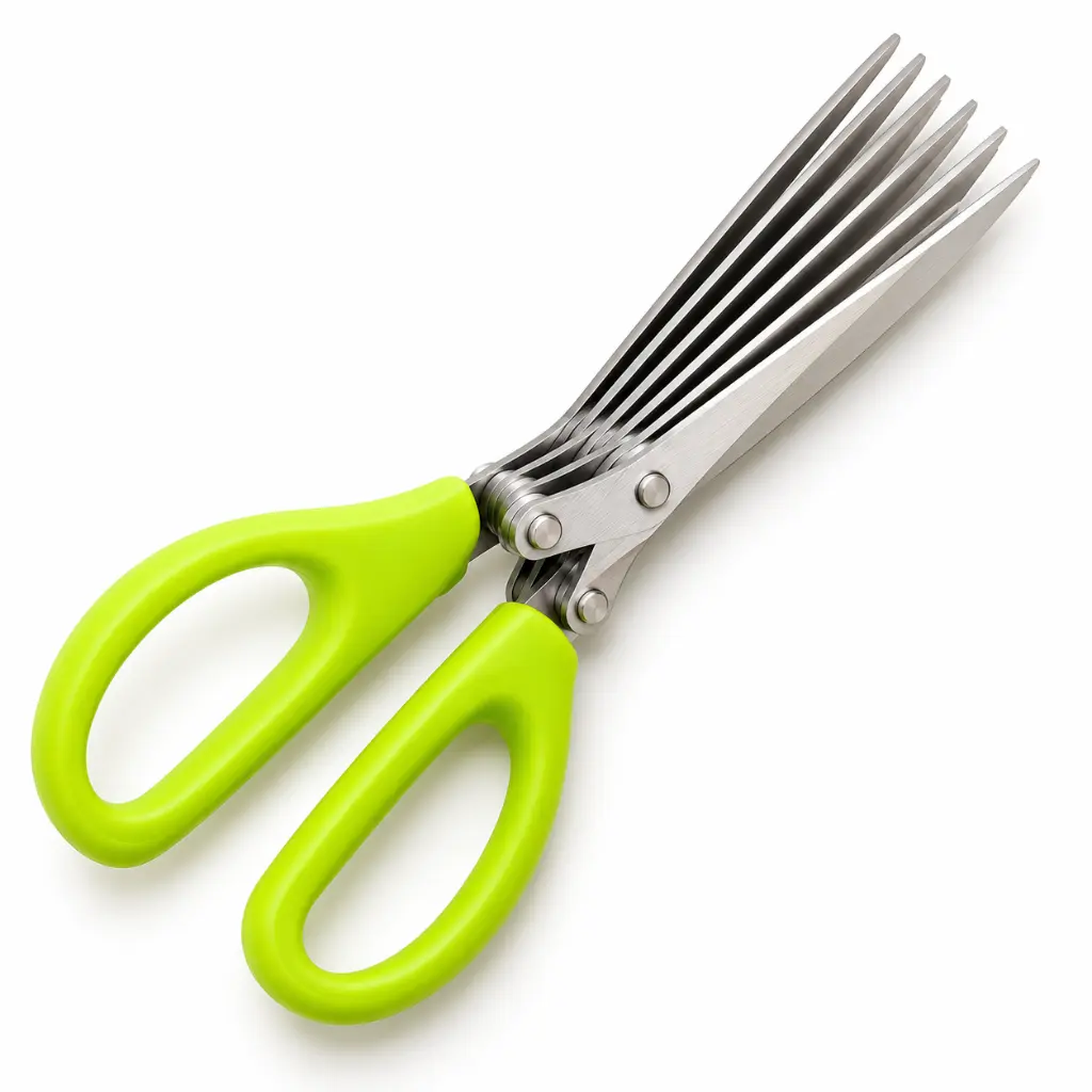 Lime-green_five-blade_kitchen_scissors-4[1]